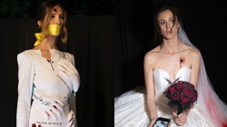 Wojenny pokaz mody w Tel Awiwie. Krew na sukniach ślubnych