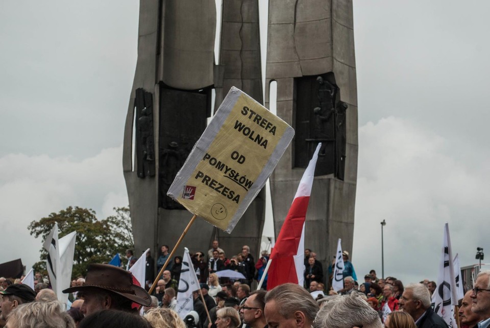 Manifestacja KOD w Gdańsku