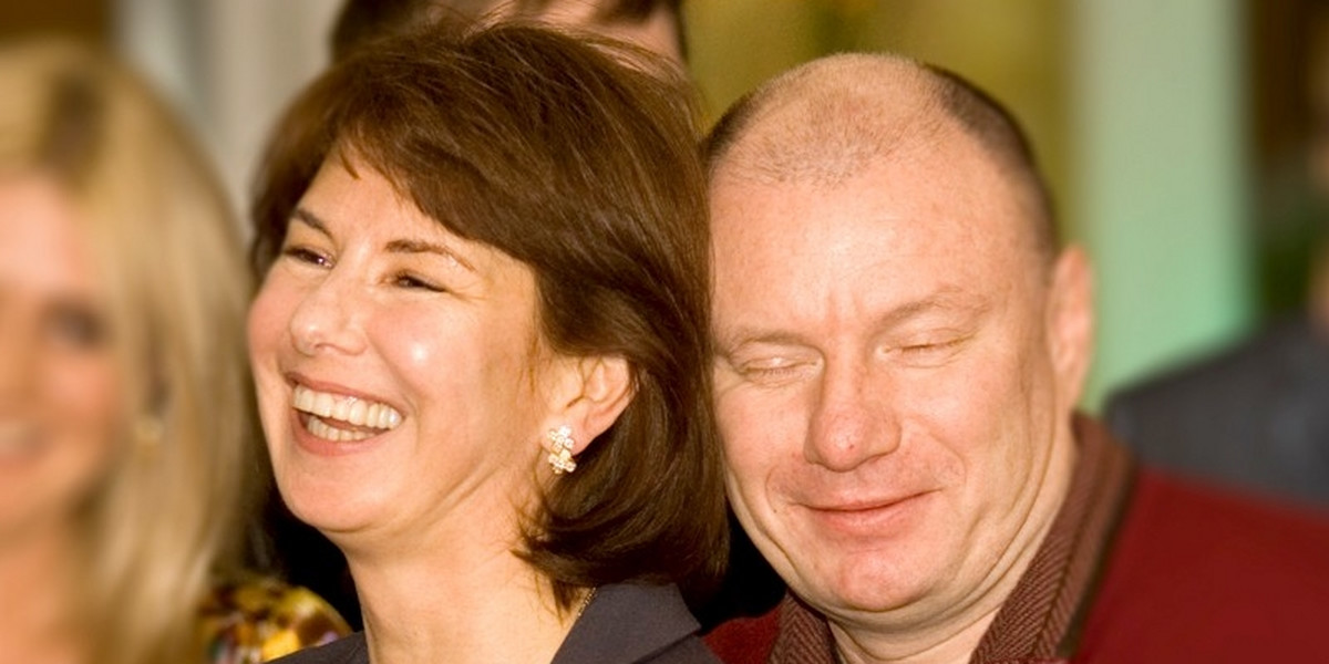 Vladimir Potanin i jego żona Natalia