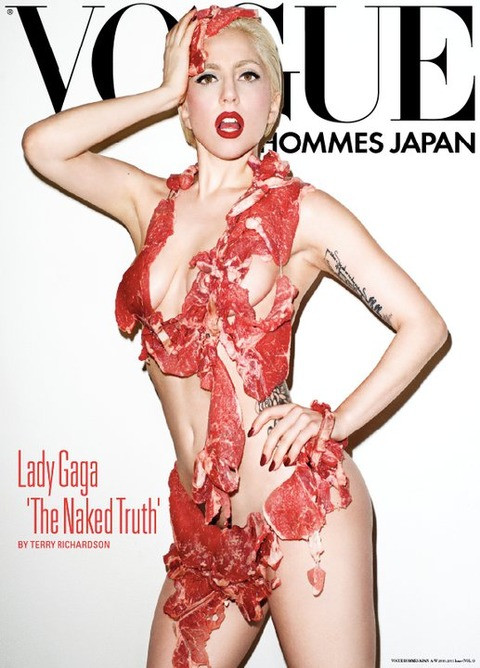 Okładka z Lady Gagą dla Vogue HOMMES JAPAN