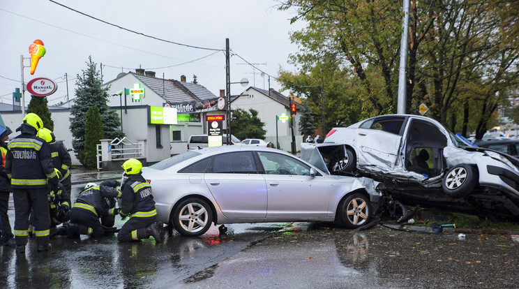 Halálos baleset Újpalotán / Fotó: MTI/Lakatos Péter