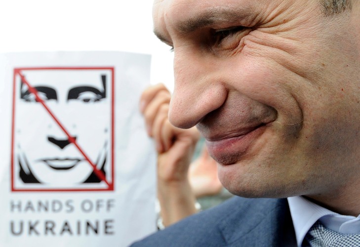 Na kongresie w Dublinie pojawił się również Witalij Kliczko, lider partii UDAR, który był wskazywany jako jeden z liderów protestów na Majdanie.