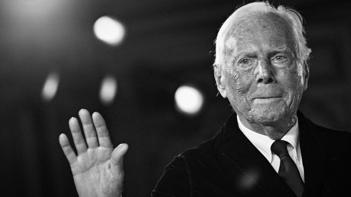 Giorgio Armani zmarł w wieku 91 lat