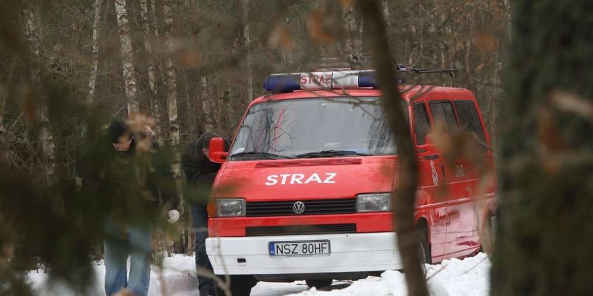 Kradziony wóz strażacki pod Agencją Wywiadu!