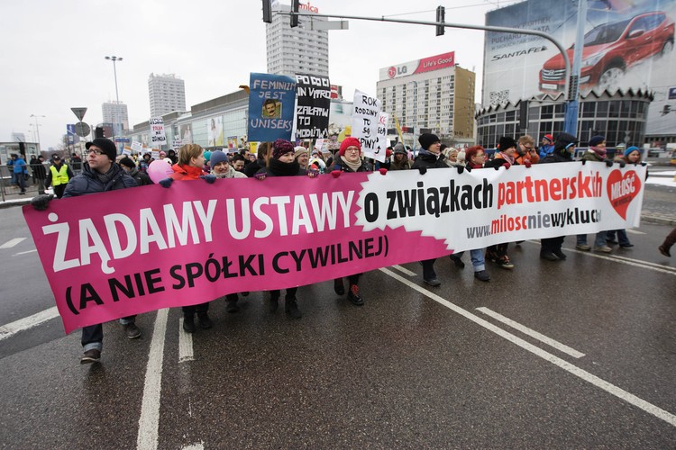 Przemarsz ulicami miasta