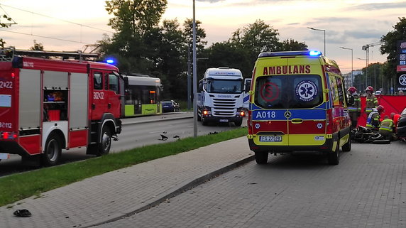 Śmiertelny wypadek z udziałem motocyklisty