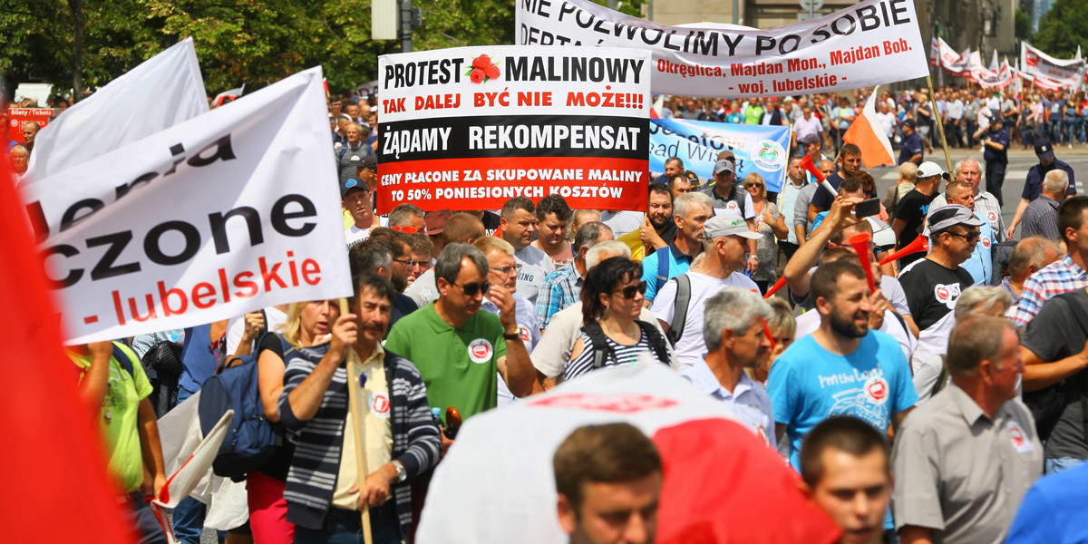 Protest rolników