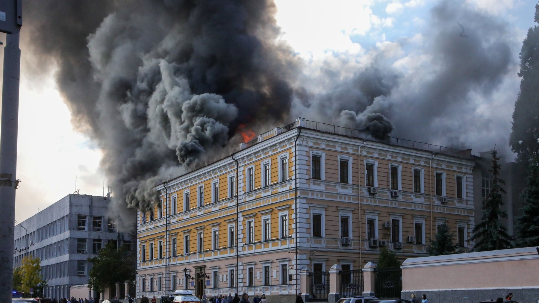 Rusia a atacat Institutul de Cercetare Nucleară din Kiev, după ce a omorât doi cercetători la Academia Națională de Științe a Ucrainei
