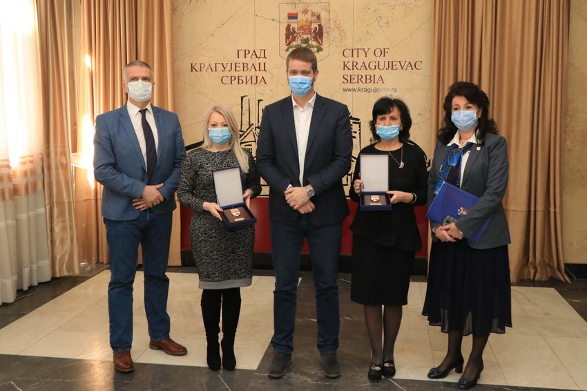 Prijem za dr Draganu Evtov i Vesnu Kazakovic