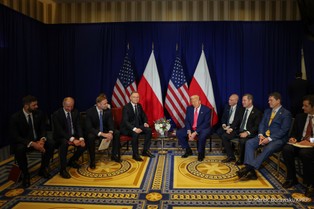 Wojska USA w Polsce. Prezydent Duda zabrał głos po spotkaniu z Donaldem Trumpem