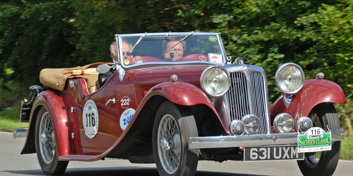 Jaguar, a właściwie SS1, z 1933 roku