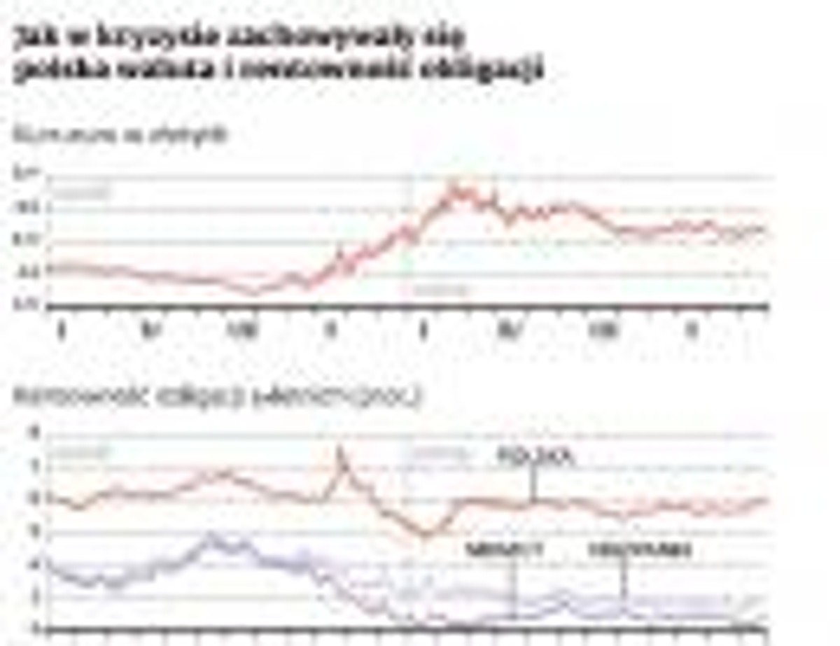 Jak w kryzysie zachowałaby się polska waluta i rentowność obligacji?