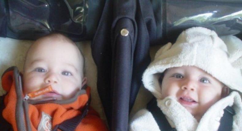 Ash Jurberg's twin boys, Charlie and Thomas.Courtesy Ash Jurberg