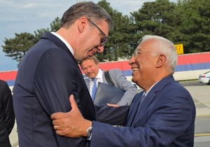 Predsednik Srbije Aleksandar Vučić dočekao predsednika Evropskog saveta
