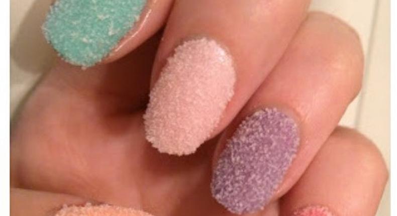 Frosted nails