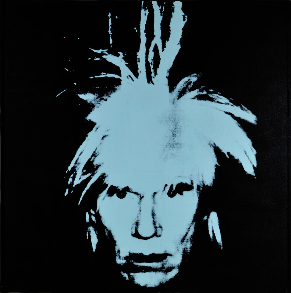 Andy Warhol, autoportret, sitodruk, 1978