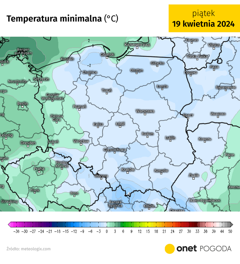 Nocami wrócą przymrozki