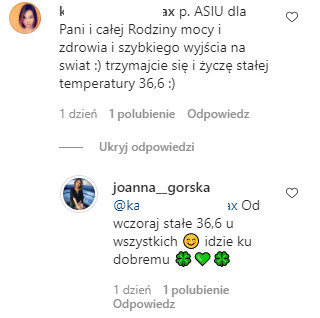 Joanna Górska na Instagramie