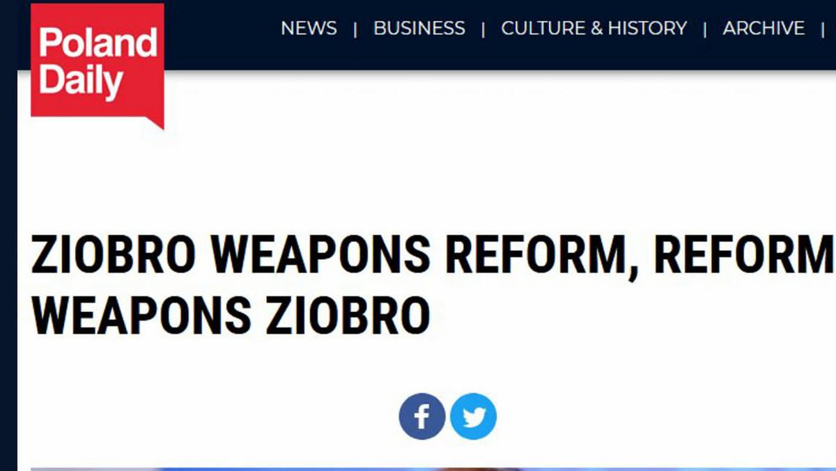 Ziobro weapons reform