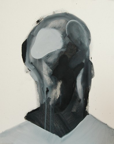 'Szkice do portretu 23', Cezary Bednarczyk, olej na płótnie, 50x40 cm