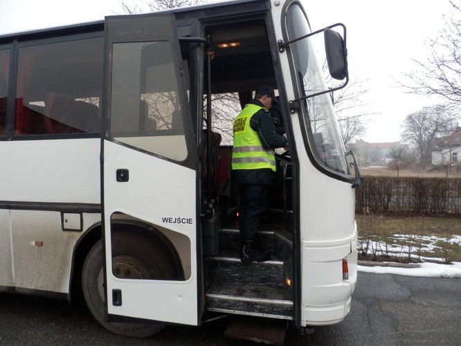 Zdjęcie z kontroli autobusu
