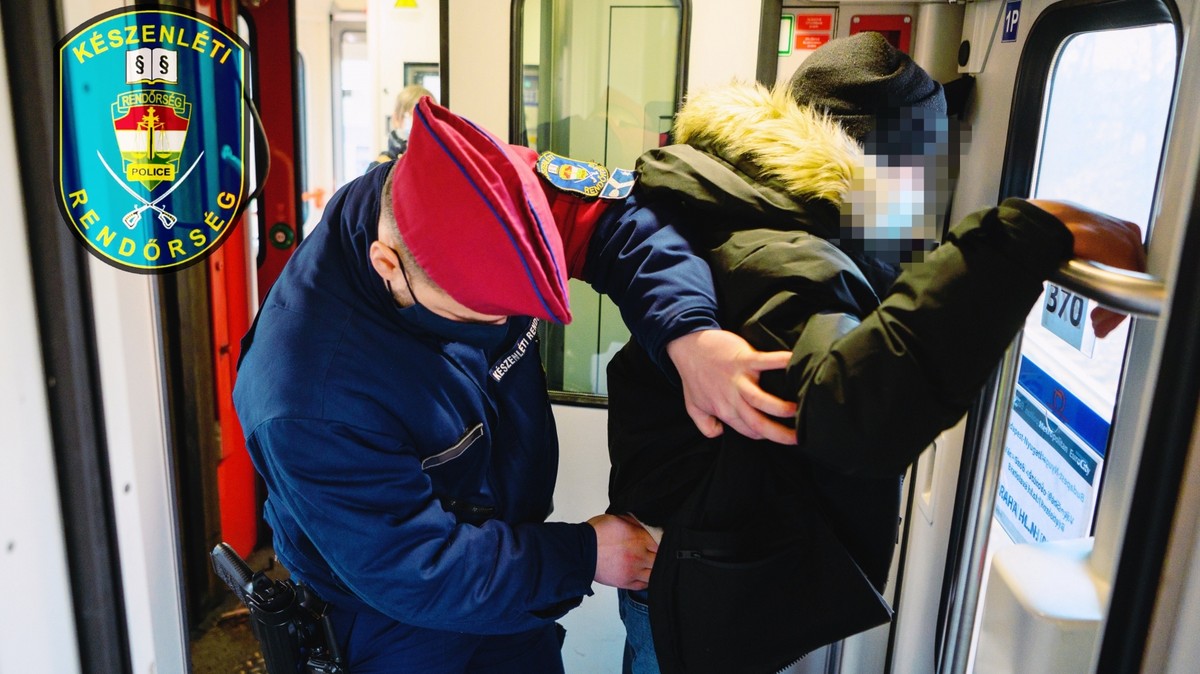 Szabadnapos rendőrök kapcsoltak le egy körözött férfit az IC-n