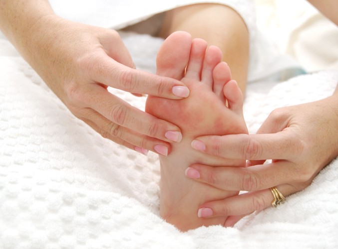 Leczniczy masaż stóp