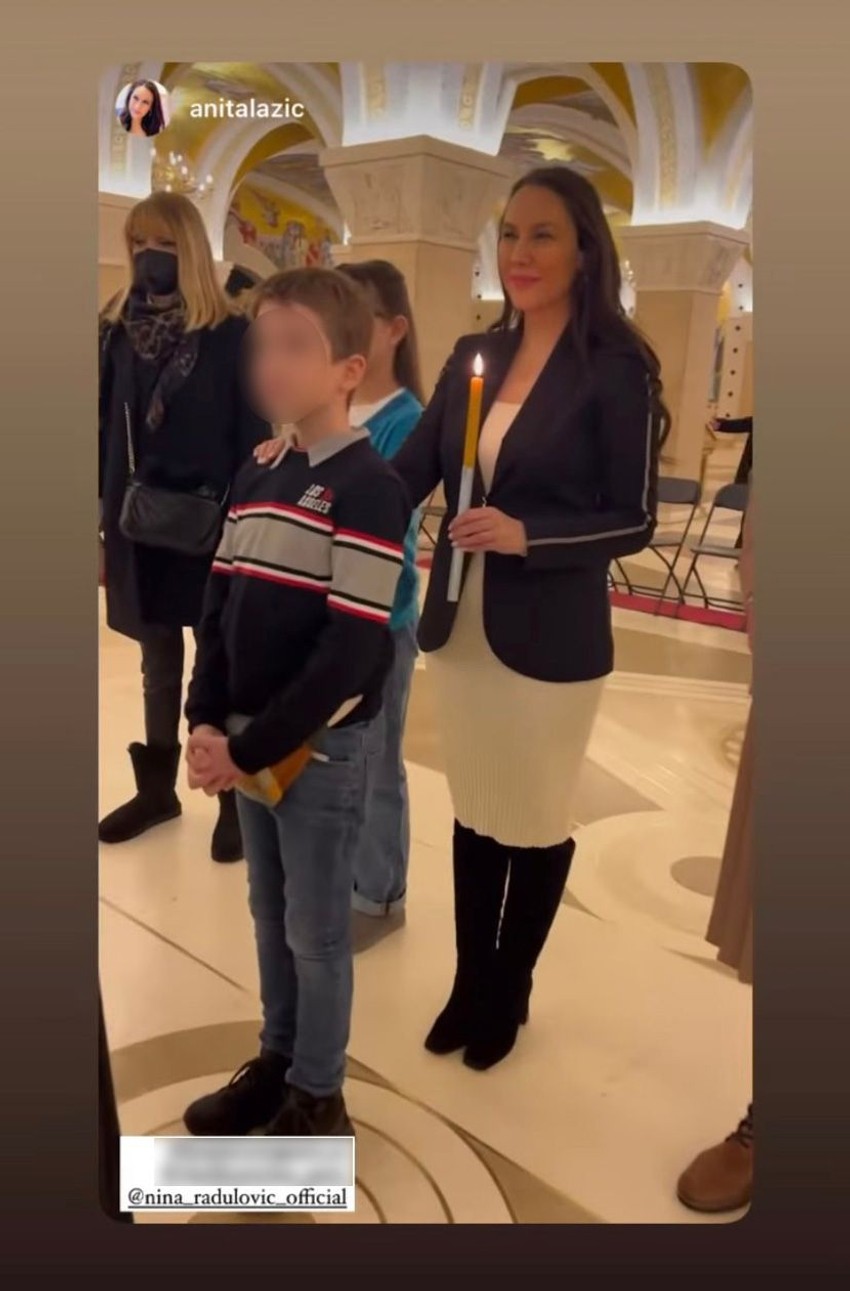 Krstenje sina Nine i Branislava 