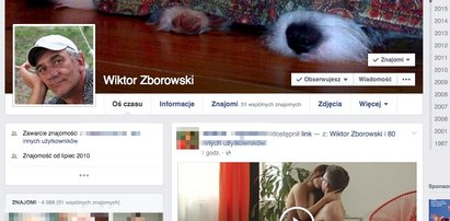 Konto Zborowskiego zaatakował porno-wirus