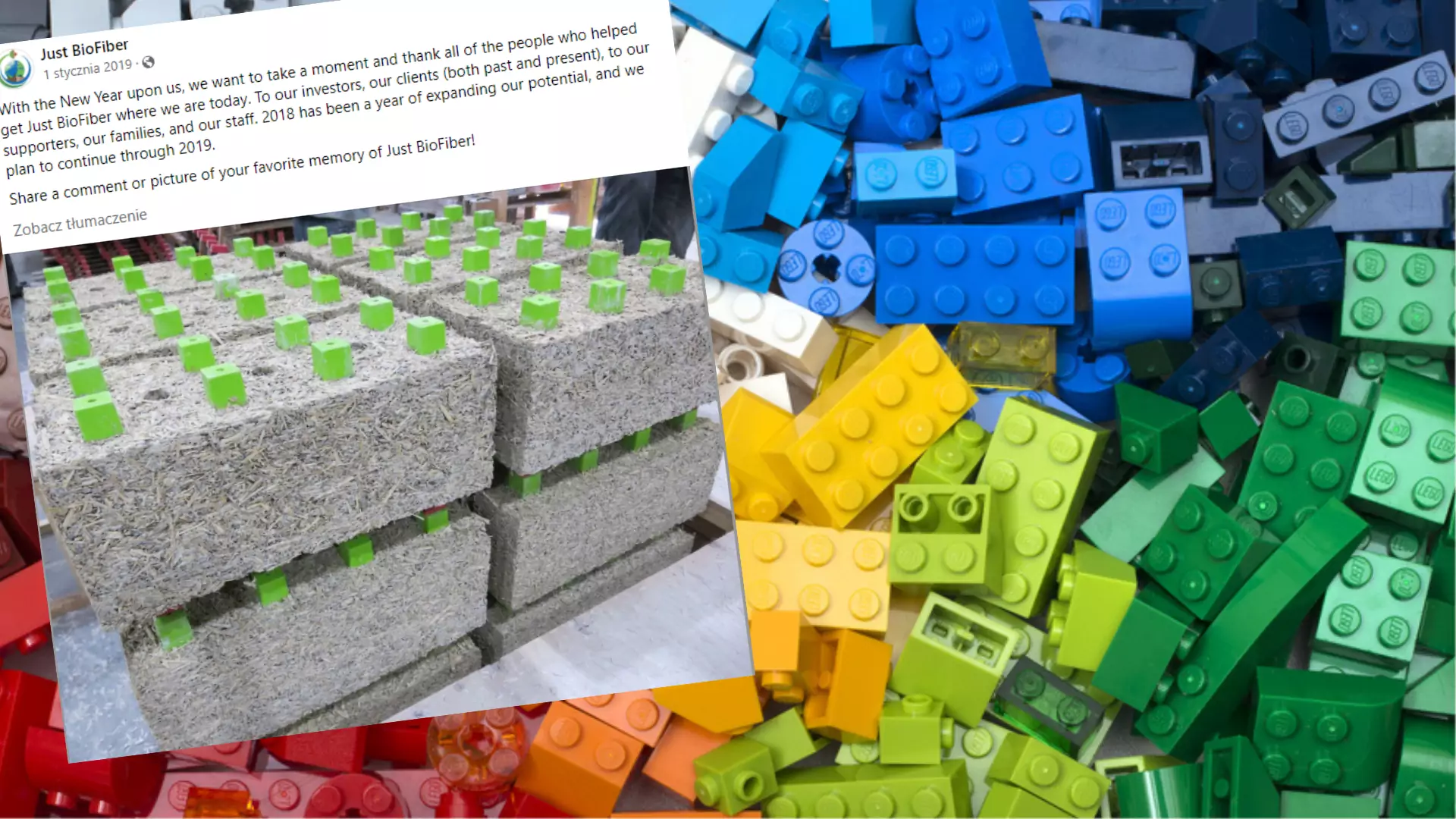 Innowacyjne cegły z konopi. Wyglądają jak klocki LEGO i są przyjazne środowisku