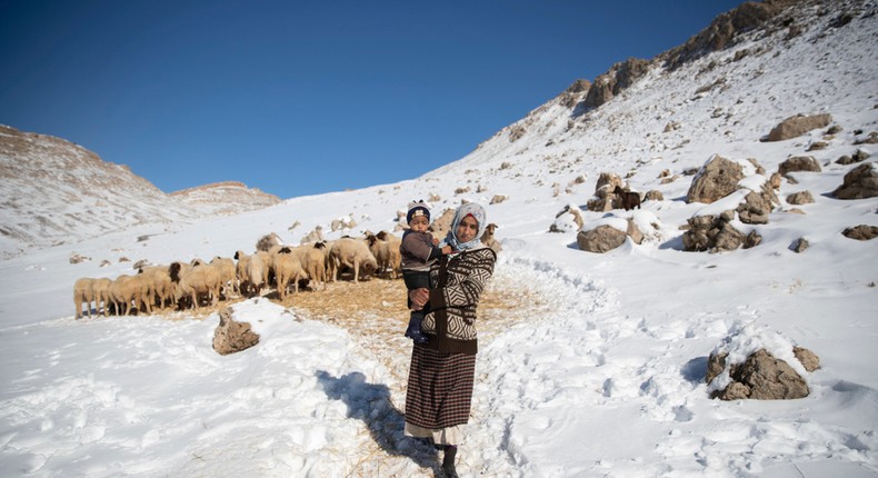 Snow in Africa