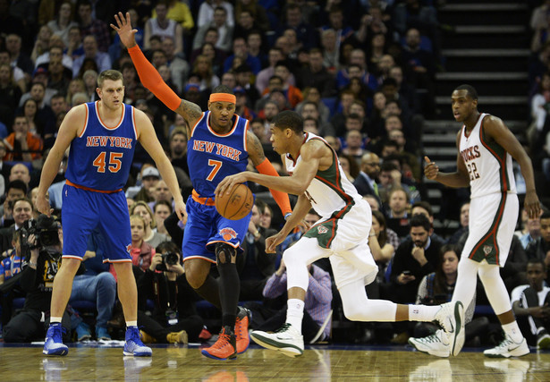 Liga NBA: New York Knicks przegrali w Londynie z Milwaukee Bucks