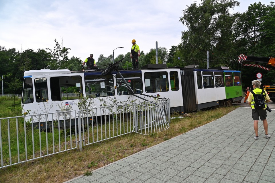 Szczecin. Wypadek tramwaju