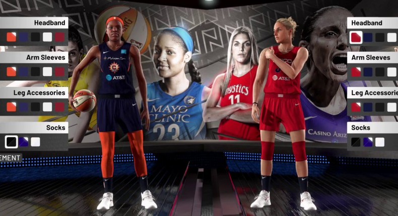 WNBA 2K20 Sun Mystics