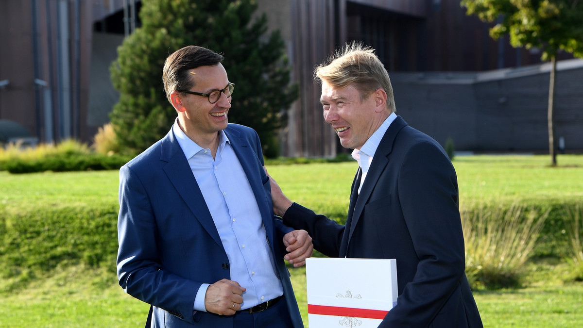 Premier Morawiecki spotkał się z Mikką Hakinenem