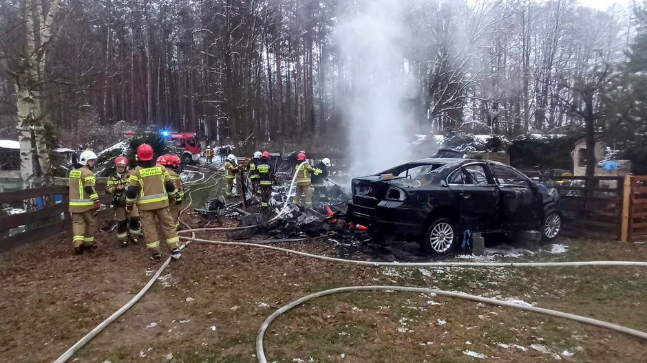 Tragiczny pożar koło Międzyrzecza