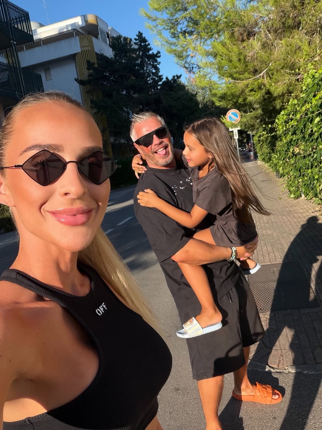 Influencerka Lucia Mokráňová s partnerom Martinom a dcérkou Talinkou.