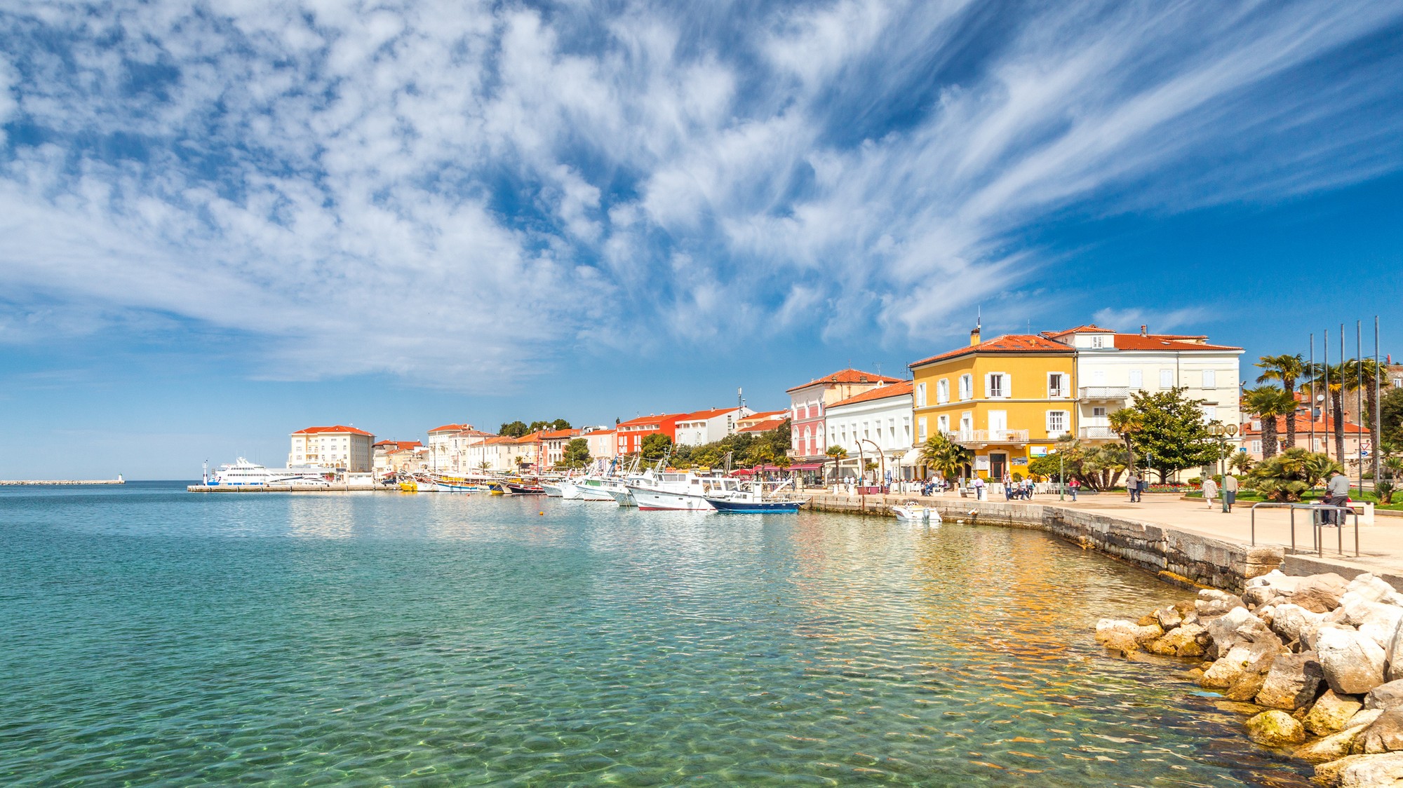 POREČ - mesto a prístav v Jandranskom moci v Chorvátsku