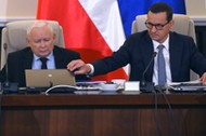 Jarosław Kaczyński i Mateusz Morawiecki