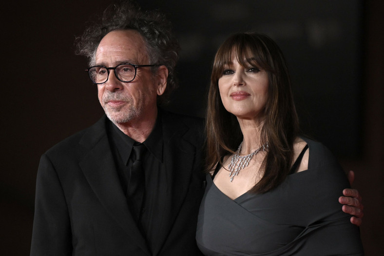 Tim Burton i Monica Bellucci na festiwalu w Rzymie