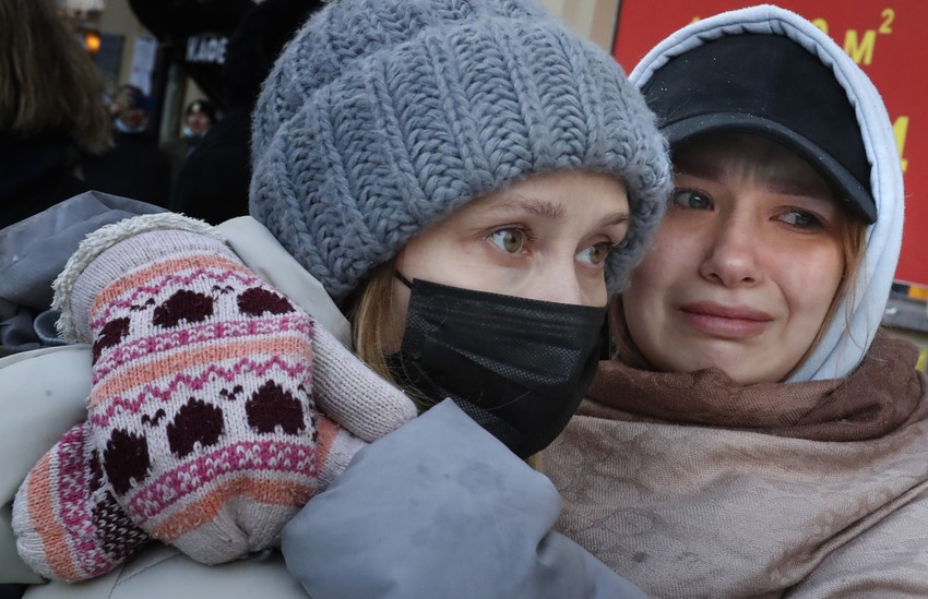 Protesti u Rusiji - Sankt Petersburg