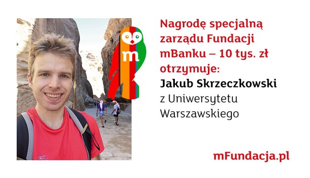 Jakub Skrzeczkowski z Uniwersytetu Warszawskiego 