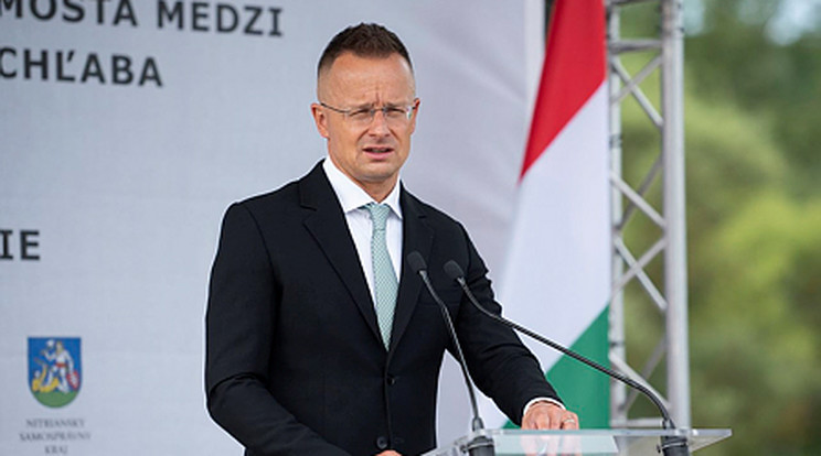 Szijjártó Péter bejelentést tett/Fotó: MTI/Bodnár Boglárka