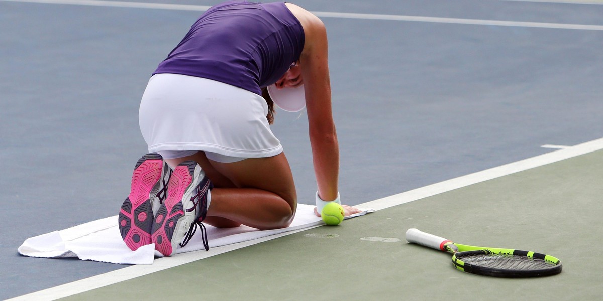 Johanna Konta zemdlała w trakcie meczu US Open z Cwetaną Pironkową