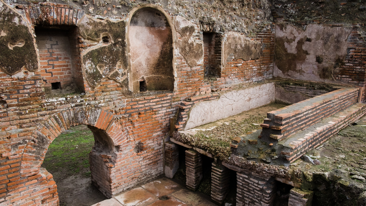 Niedokończone łaźnie termalne w Pompejach udostępnione zwiedzającym