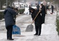 Chiny - Pekin - wreszcie spadł śnieg!