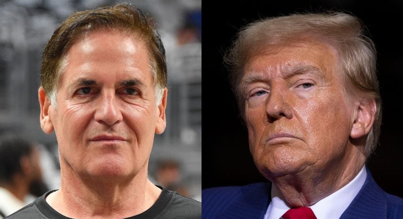 For all Trump supporters.  A question. Which startups has Donald Trump ever invested in that didn't involve a family member? billionaire investor Mark Cuban said in an X post on Sunday.Allen Berezovsky via Getty Images; Bill Pugliano via Getty Images