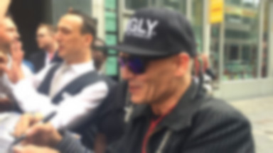 Chudy i blady Johnny Depp w Berlinie