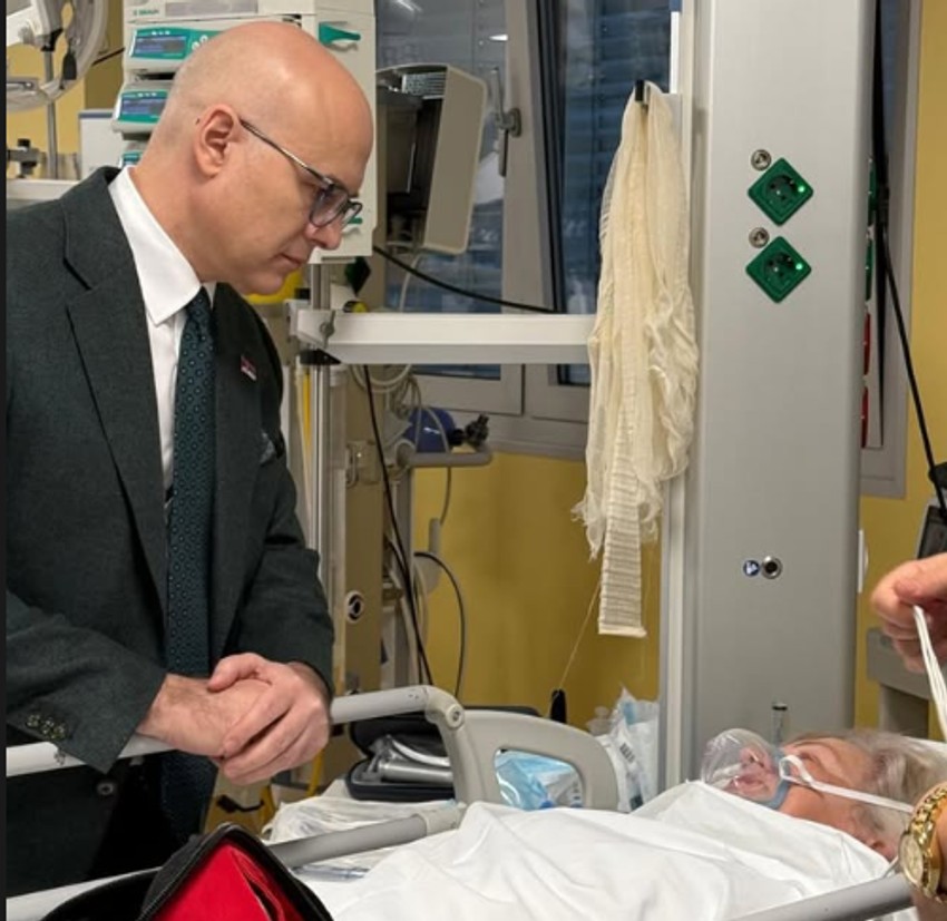 Miloš Vučević posetio Jasminu Obradović