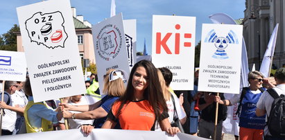 Protest medyków w Warszawie. Rozmowy ostatniej szansy zakończyły się fiaskiem